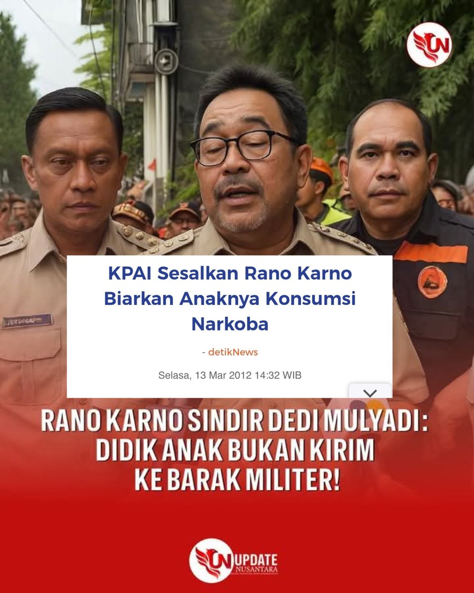 Sok2an kritik KDM..dia urus anaknya aja ga becus..positif sinting aja mungkin dia dalam pengaruh....