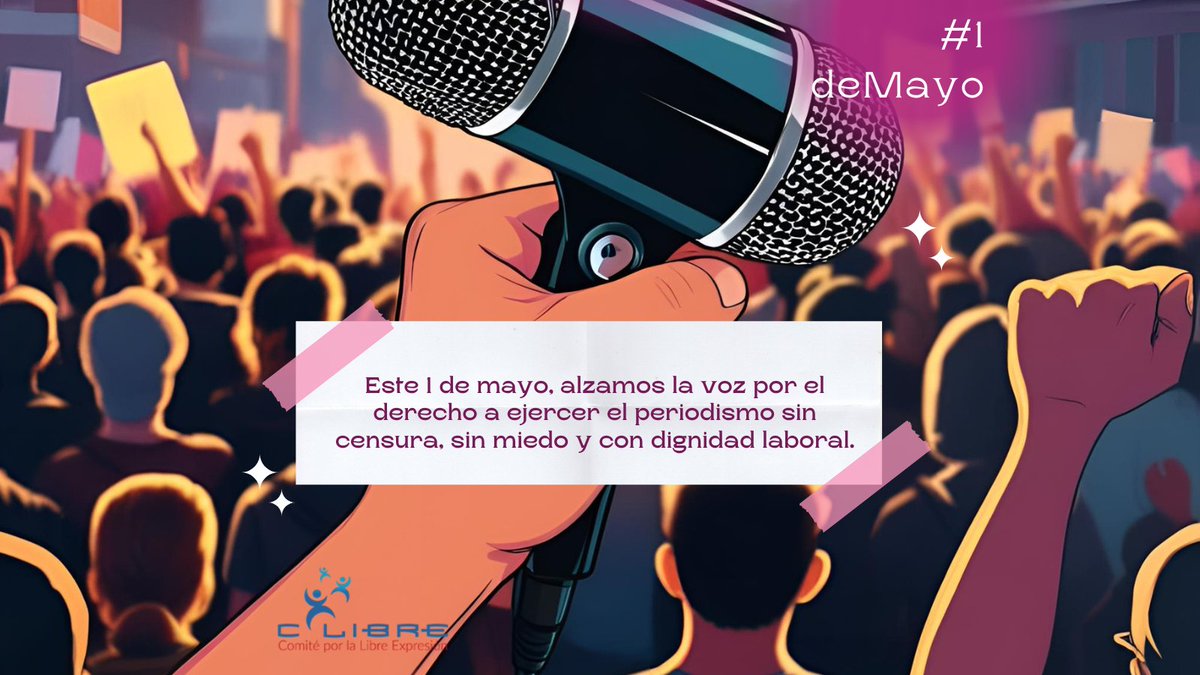 ¡El trabajo comunicativo también merece protección!
#TrabajoEsDignidad #PeriodismoLibre #DDHH