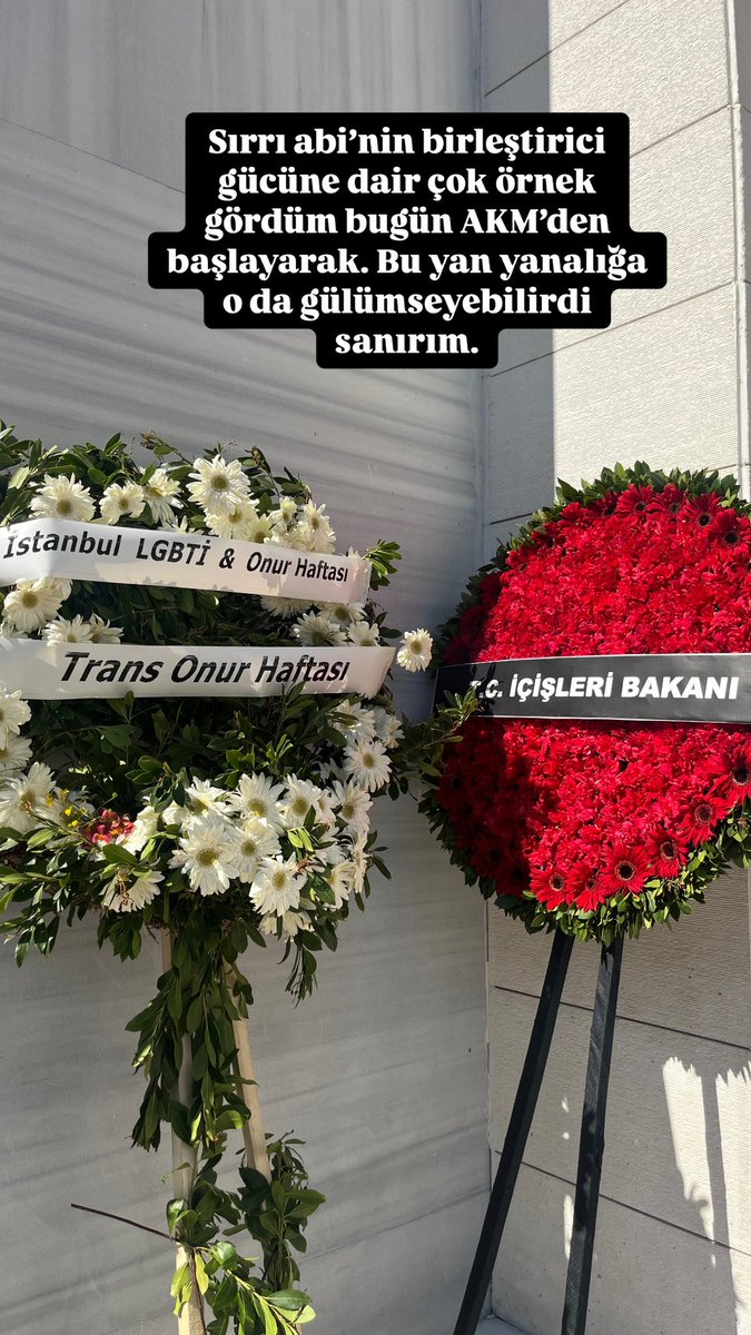 Hoşçakal Sırrı abi. Bambaşka bir insandın.🌹