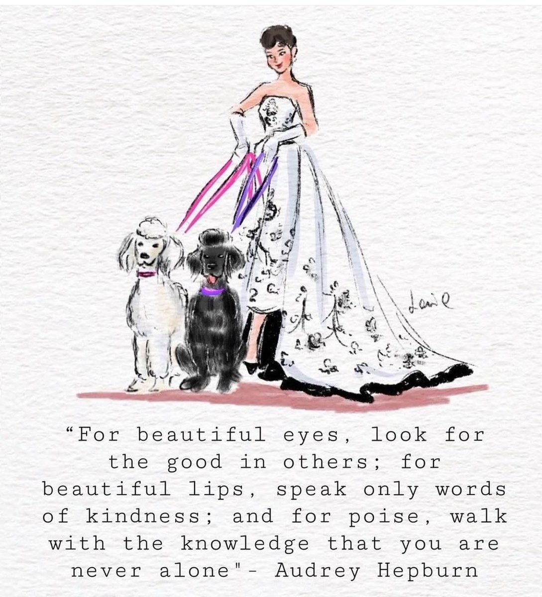 Lenillustration's tweet image. Remembering Audrey Hepburn on her birthday, May 4th