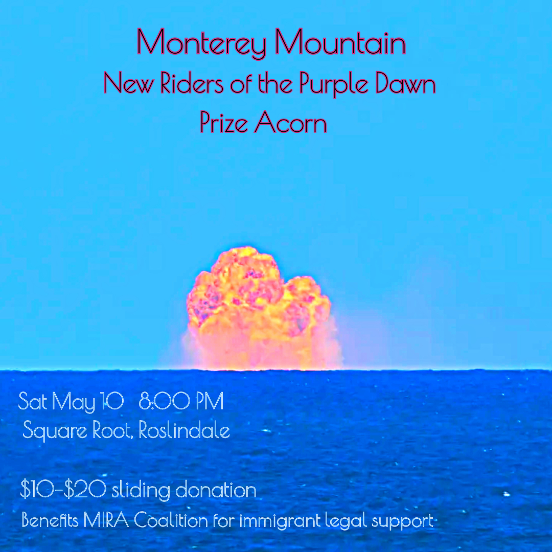 Go see Fat Bobby's band Monterey Mountain at the Square Root in Roslindale MA on Sat May 10! Last one before the fall!