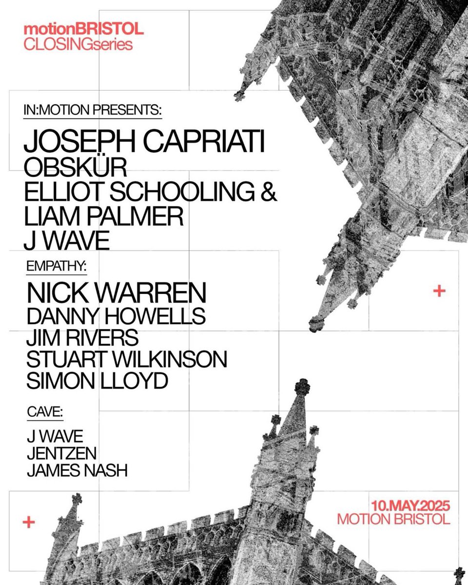 StuartWilkinson's tweet image. Empathy is back this Saturday at Motion Bristol @MotionBristol 🔊🔊🔊