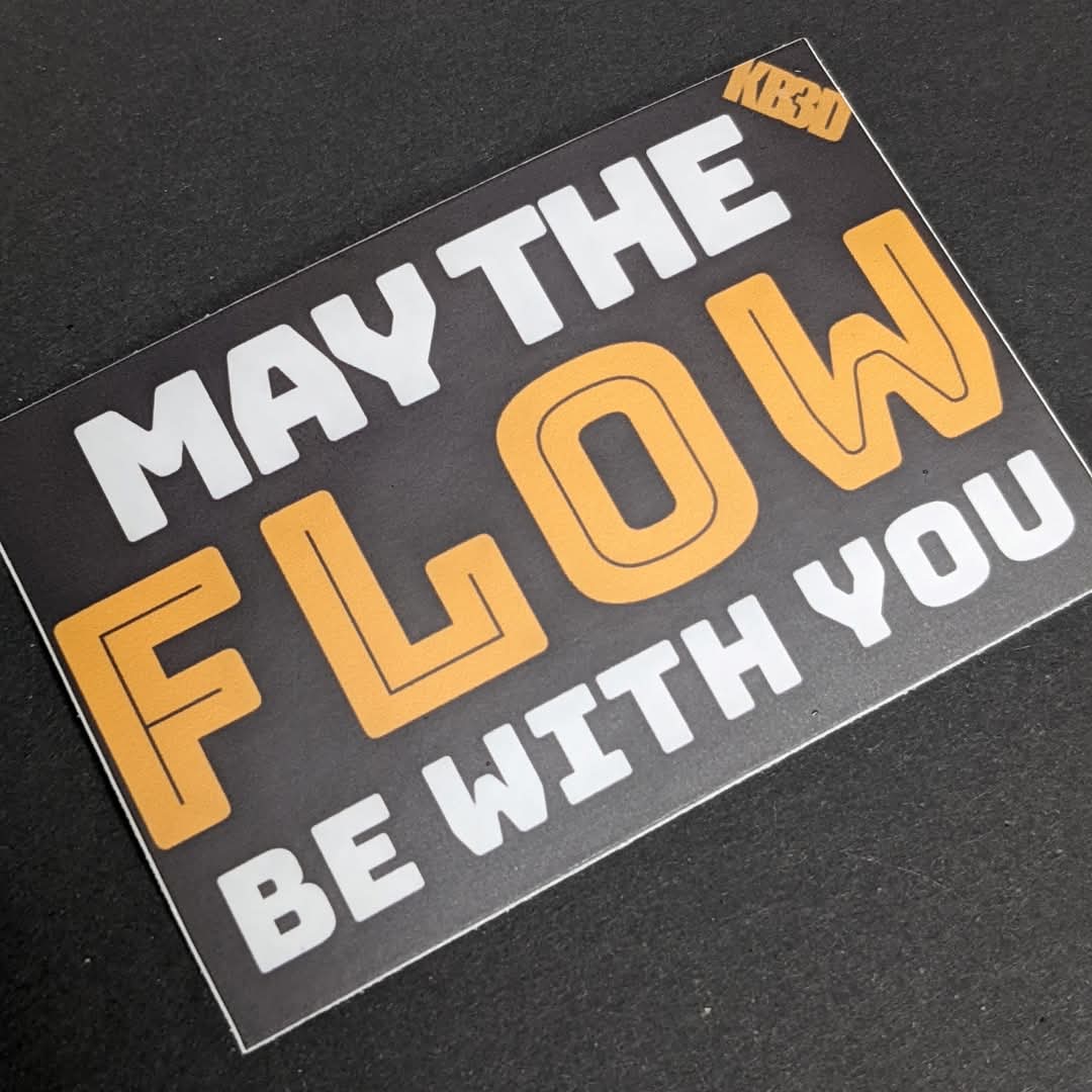 KB3D_Online's tweet image. Did you place an order with us recently and get one of our May 4th stickers?
May the flow be with you all!