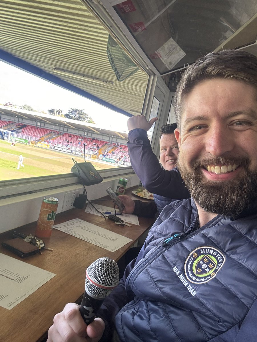 Media duties again for the McCarthy Insurance Group Munster Junior Cup Final