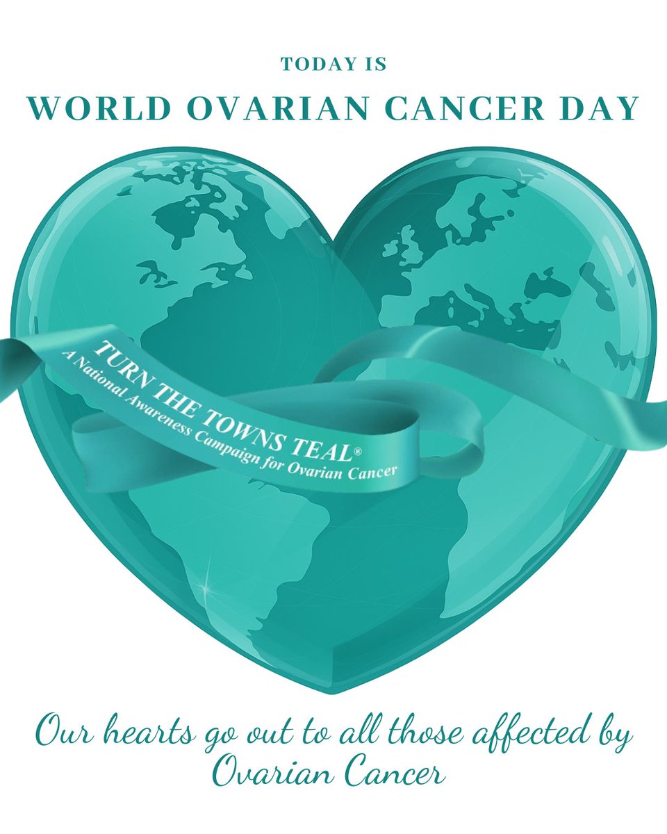 Today is #WorldOvarianCancerDay. Our hearts go out to all those affected by #OvarianCancer.