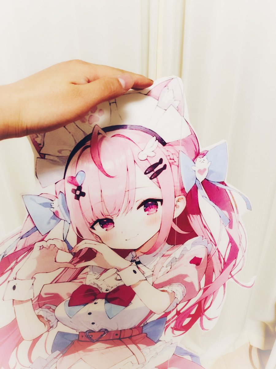 さくなちゃんの等身大パネルつくったよー！ “幸せのかたち”って