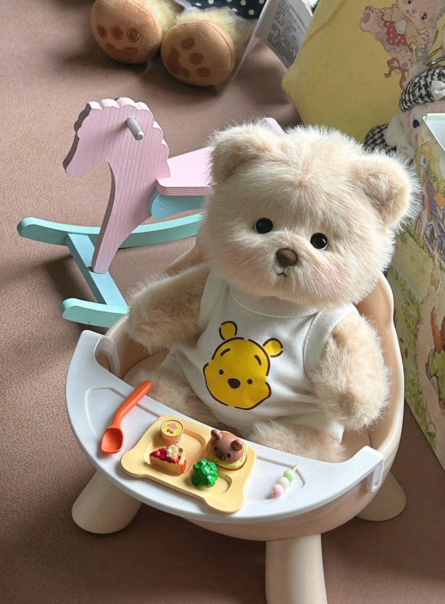 I really like this series of baby clothes. They look like little babies. Pu Pu's little vest looks like a little child. Guess how many little treasures there are🥰🧸