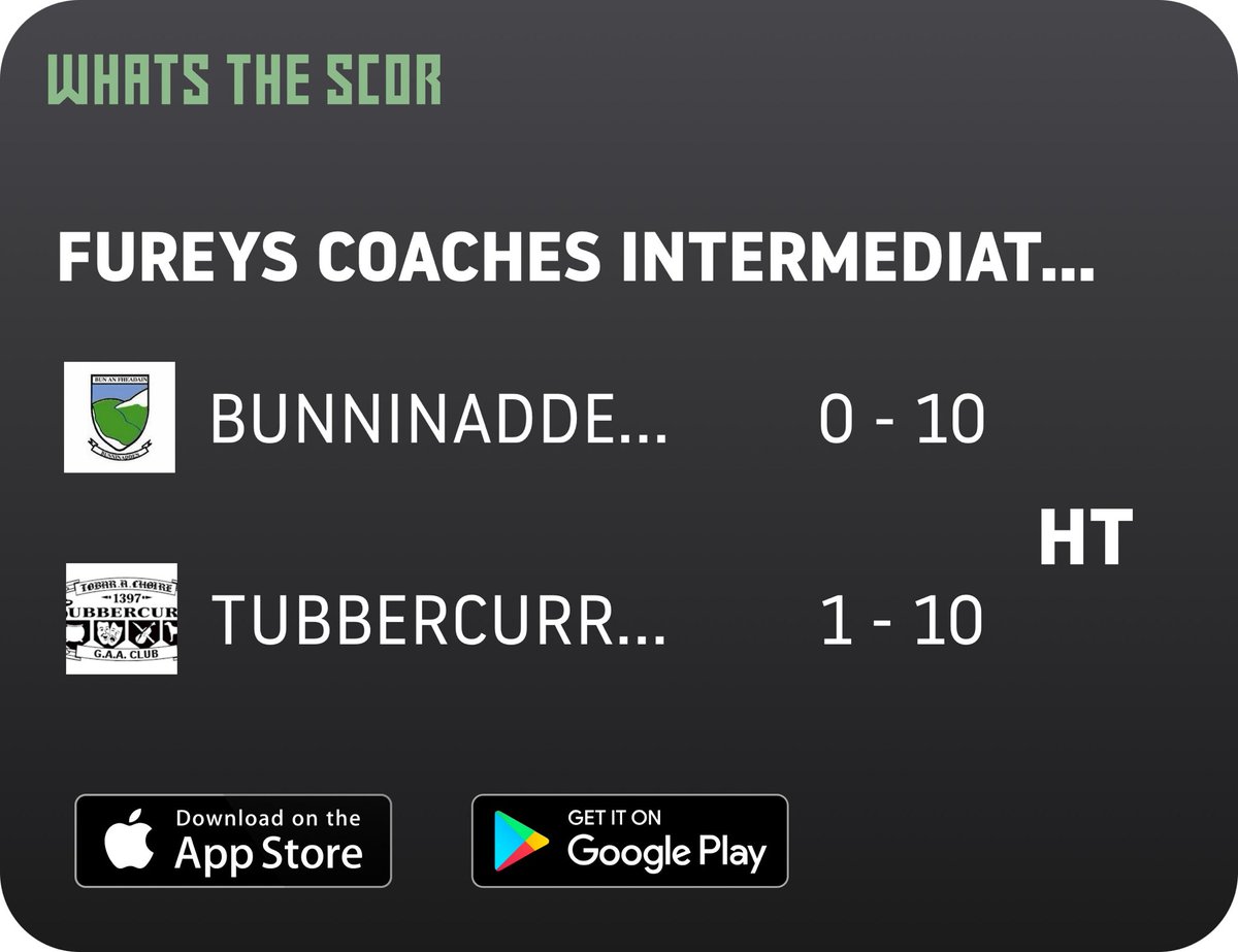 Bunninadden GAA (@bunninaddengaa) on Twitter photo Get Live Score Updates straight to your phone, download Whats The Scor. Follow us on โฆ<a href="/WhatstheScor/">Whats The Scรณr</a>โฉ Get Live Score Updates straight to your phone, download Whats The Scor. Follow us on โฆ<a href="/WhatstheScor/">Whats The Scรณr</a>โฉ