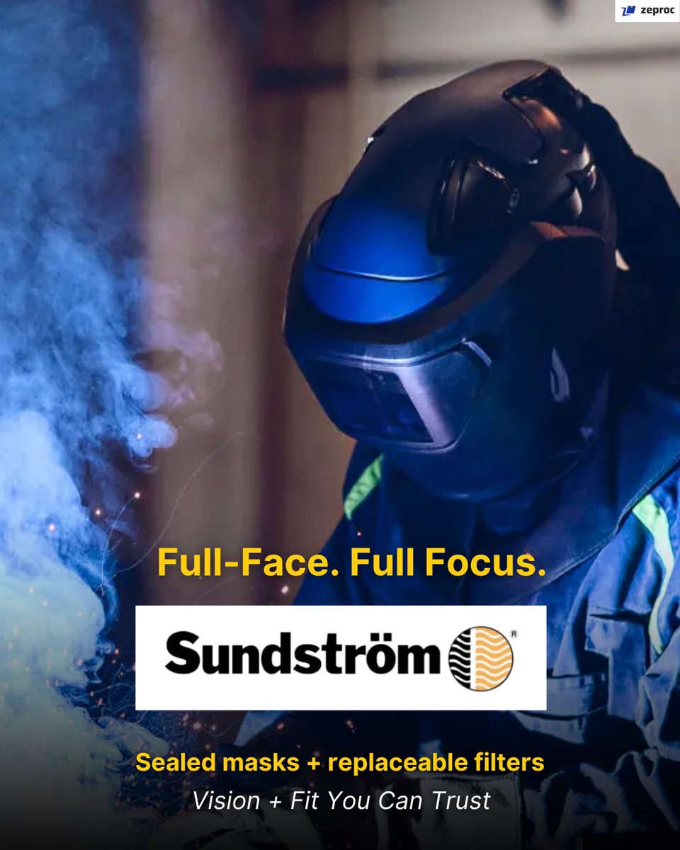 zeproc_norge's tweet image. Sveisepersonlig verneutstyr for gnister, stål og sikkerhet 👨🏭

Fra 3M til Sundström – toppmerker brukt i Norge.

🔥 Komfort. Passform. Beskyttelse.
🔗  zurl.co/0ERsJ 

#Sveis #PPENorge #Zeproc #Verneutstyr