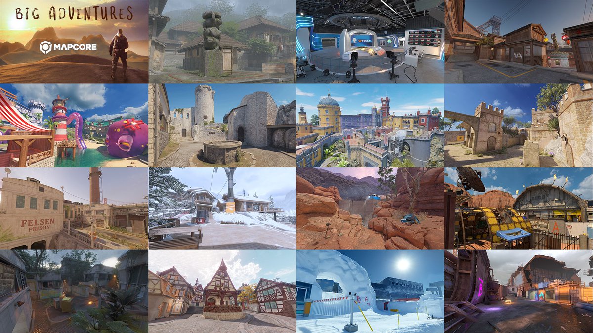 MaximePoutiline's tweet image. The grand finalists for the CS2 @Mapcore contest will be announced soon.
Whatever the outcome, finishing a map is a miracle in itself. Congrats to all participants!
Moving forward, I hope @CounterStrike gives a clear signal about their stance (support or denial) on hostage maps!