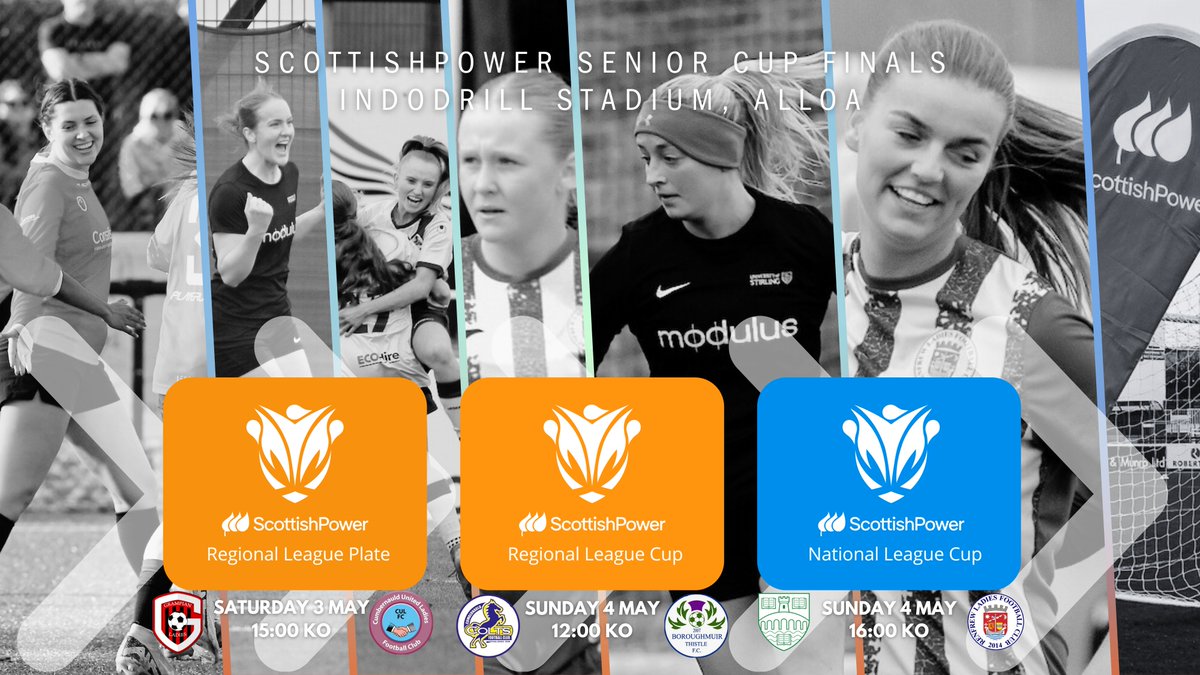 Scottish Women’s Football (@scotwfootball) on Twitter photo MATCH DAY
We're back at the Indodrill today for another exciting double header, as Cumbernauld Colts meet Edinburgh University Thistle in the <a href="/ScottishPower/">ScottishPower</a> Regional League Cup final, followed by Stirling Uni v Renfrew in the National Cup Final. #BeTheDifference MATCH DAY
We're back at the Indodrill today for another exciting double header, as Cumbernauld Colts meet Edinburgh University Thistle in the <a href="/ScottishPower/">ScottishPower</a> Regional League Cup final, followed by Stirling Uni v Renfrew in the National Cup Final. #BeTheDifference