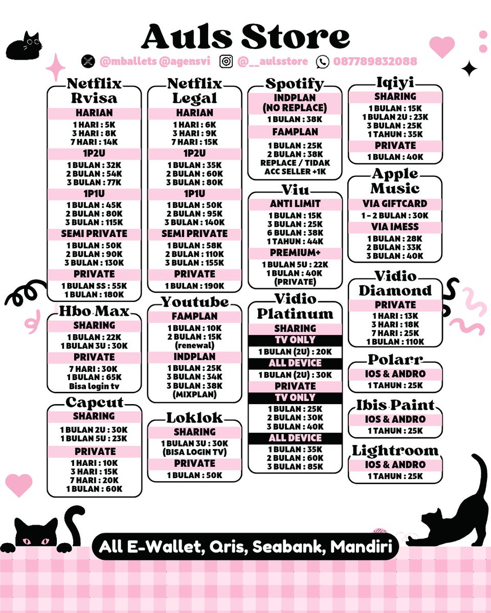 mballets's tweet image. 💌 twitter : @mballets @agensvi 
📲 fast respon : bit.ly/aulstore 
🌷 testi : t.me/aulproofs