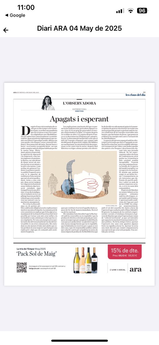 Lluís Rius (@lrius) on Twitter photo Fer una cara inexpressiva i parlar tard o des del vessant policial i no des del servei públic és un error comunicatiu. Els ciutadans no són menors d’edat sinó adults q busquen una explicació i algú al comandament amb sentiment d’urgència.
#comunicaciódecrisi
By <a href="/estherveraARA/">Esther Vera</a> Fer una cara inexpressiva i parlar tard o des del vessant policial i no des del servei públic és un error comunicatiu. Els ciutadans no són menors d’edat sinó adults q busquen una explicació i algú al comandament amb sentiment d’urgència.
#comunicaciódecrisi
By <a href="/estherveraARA/">Esther Vera</a>