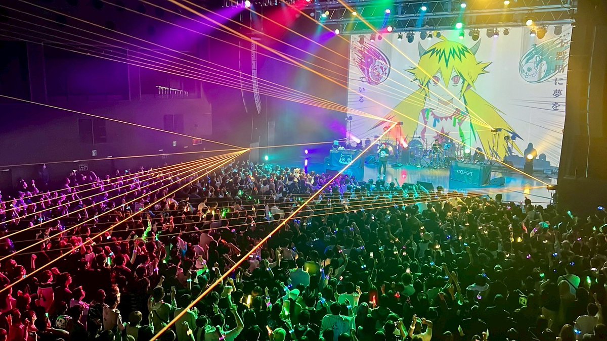 ASIA TOUR “COMET” 大阪公演、無事終演しました！
ツアー初の日本公演、最初からみんなテンションMAXで最高でした！
ありがとうございました！
次回5/8（木）の東京公演も何卒！

#COMET #ピノキオピー