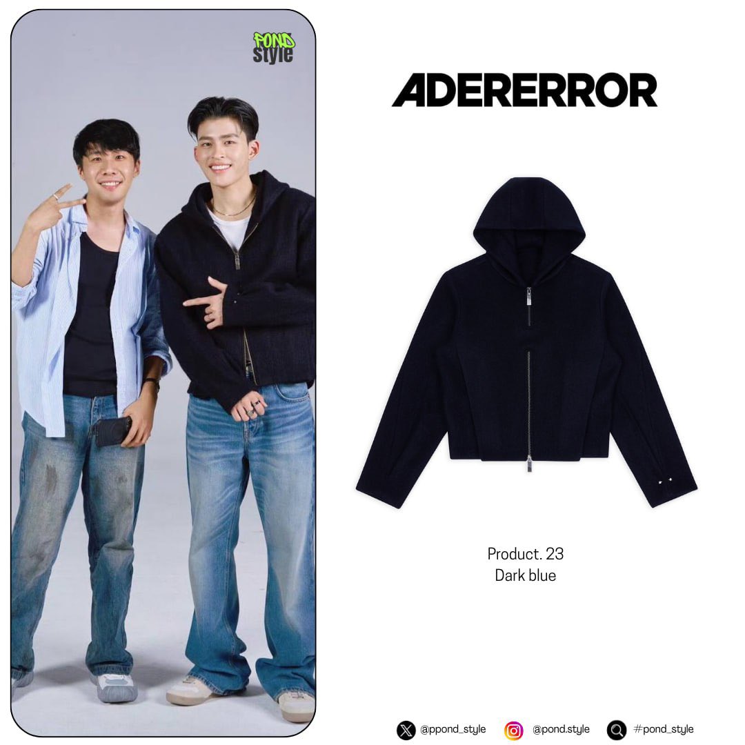 ppond_style's tweet image. #ppnaravit Wearing  @_adererror 

Adererror
👕Product 23

#ADERERROR #pond_style