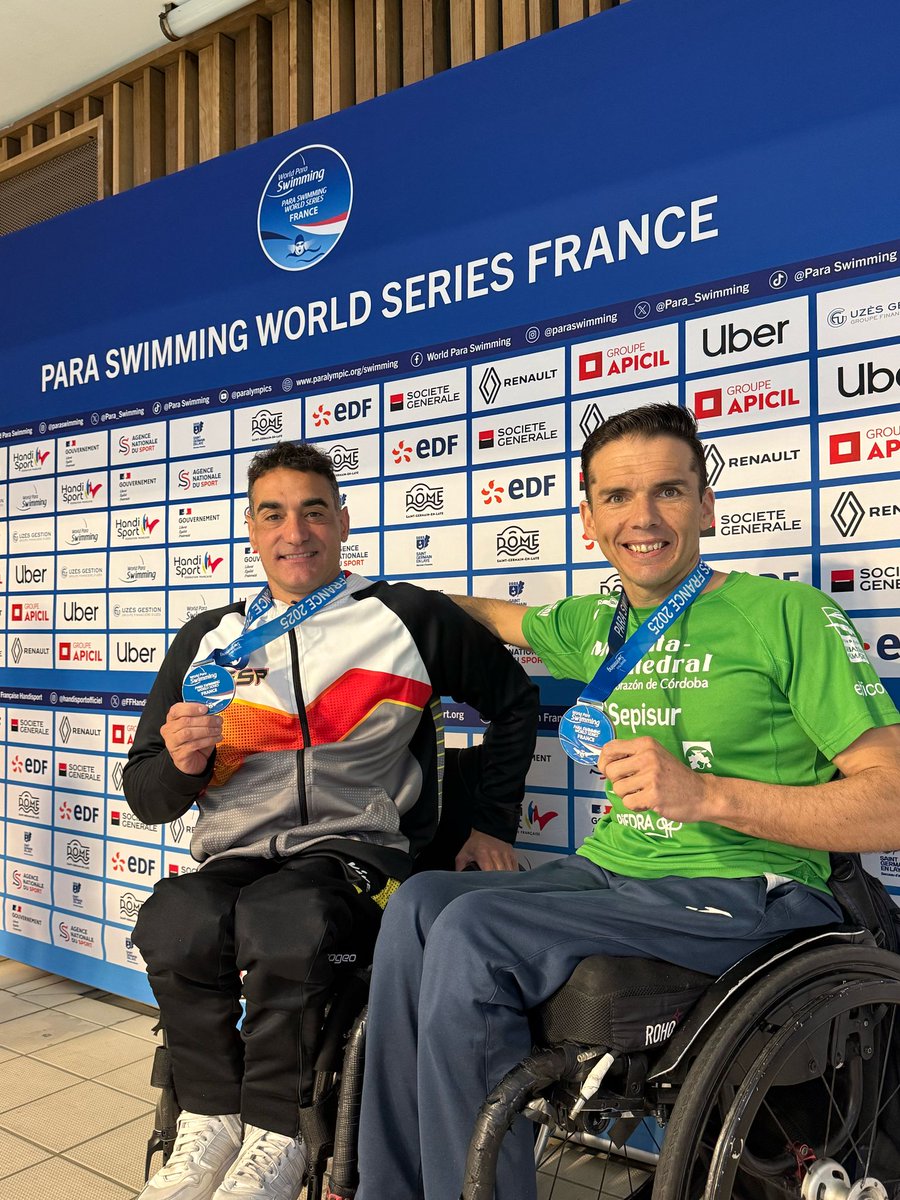 FEDDF (@fededdf) on Twitter photo Traemos muy buenas noticias desde las Series Mundiales de #natación paralímpica en París
🥇Miquel Luque 50 braza multidisability
🥉Francisco Salinas 50 braza multidisability
🏊♂️🏊♀️ <a href="/lcgd62/">laureano gil davila</a> #paraswimming Traemos muy buenas noticias desde las Series Mundiales de #natación paralímpica en París
🥇Miquel Luque 50 braza multidisability
🥉Francisco Salinas 50 braza multidisability
🏊♂️🏊♀️ <a href="/lcgd62/">laureano gil davila</a> #paraswimming
