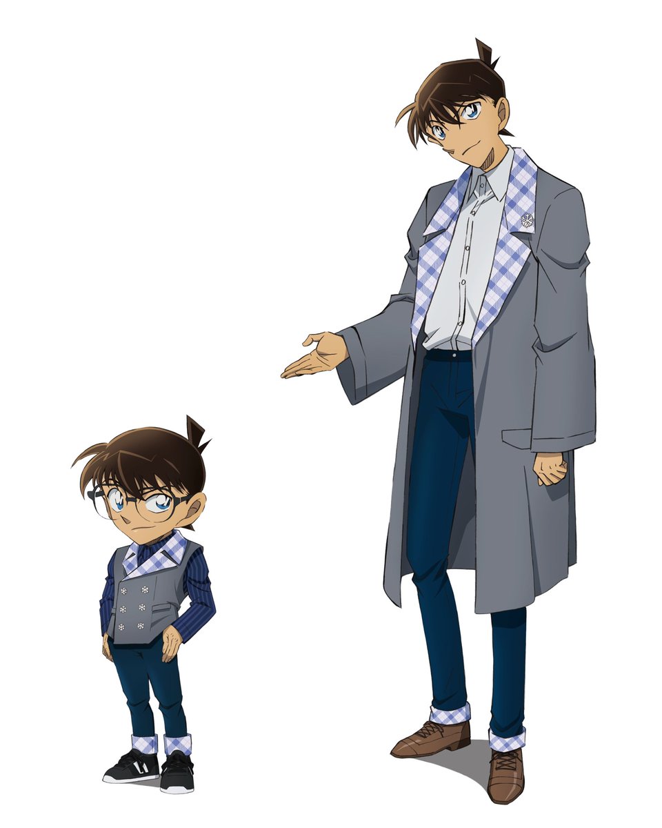 Megu_Blu's tweet photo. “I'm Kudo Shinichi, a detective. This is Edogawa Conan, also me” https://t.co/ZzdNlrMA5o