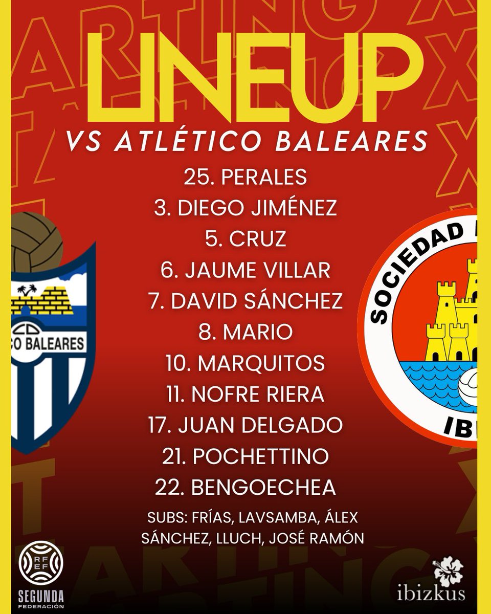 1️⃣1️⃣ vs <a href="/atleticbalears/">Atlético Baleares</a> 

#SDIbiza
#SaDeportiva