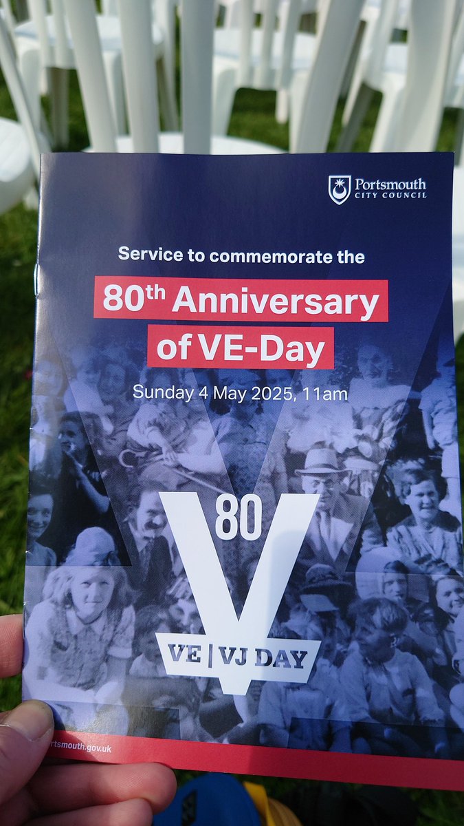 This morning we are commemorating the 80th anniversary of VE Day.