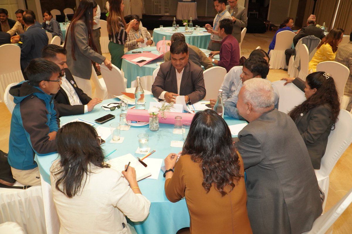 FAONepal's tweet image. FAO Nepal &amp;amp; #MoALD  hosted a roundtable to accelerate innovation in 🇳🇵 agri-food systems.
Key partners shared digital tools, climate-smart practices &amp;amp; success stories to build a more resilient, tech-driven future for Nepal's agriculture. 🌾🤝 #AgriInnovation #Digitalization