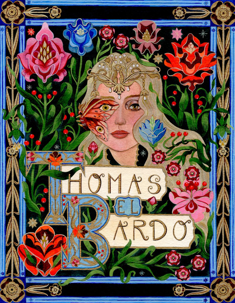 DuermevelaEd's tweet image. 🦋&quot;El país de los elfos, Elfame, mi mundo de las hadas... se aferra a lo que tiene. No te confundas, te desea igual que tú lo has deseado. Sírvele bien, y te liberaré tras siete años&quot;.

✨Último día ✨de PREVENTA de &apos;Thomas el Bardo&apos; de Ellen Kushner

🩶Ilustraciones Maria Matos