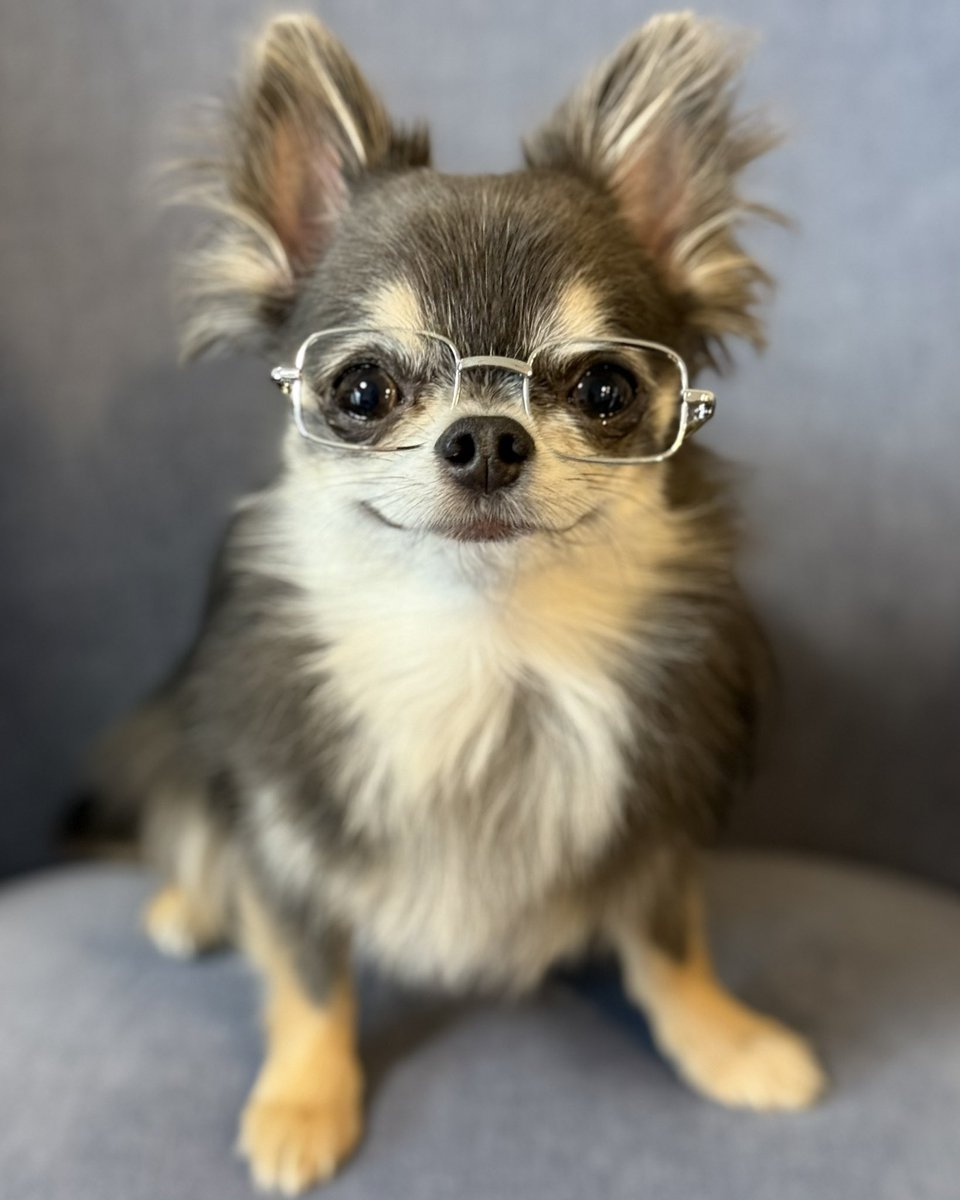 IVE SCOUTのガルクラVickyがかっこよすぎて、似たテイストのメガネを愛犬がかけてみました🤭🩶

instagram.com/reel/DJOXrUGPE…