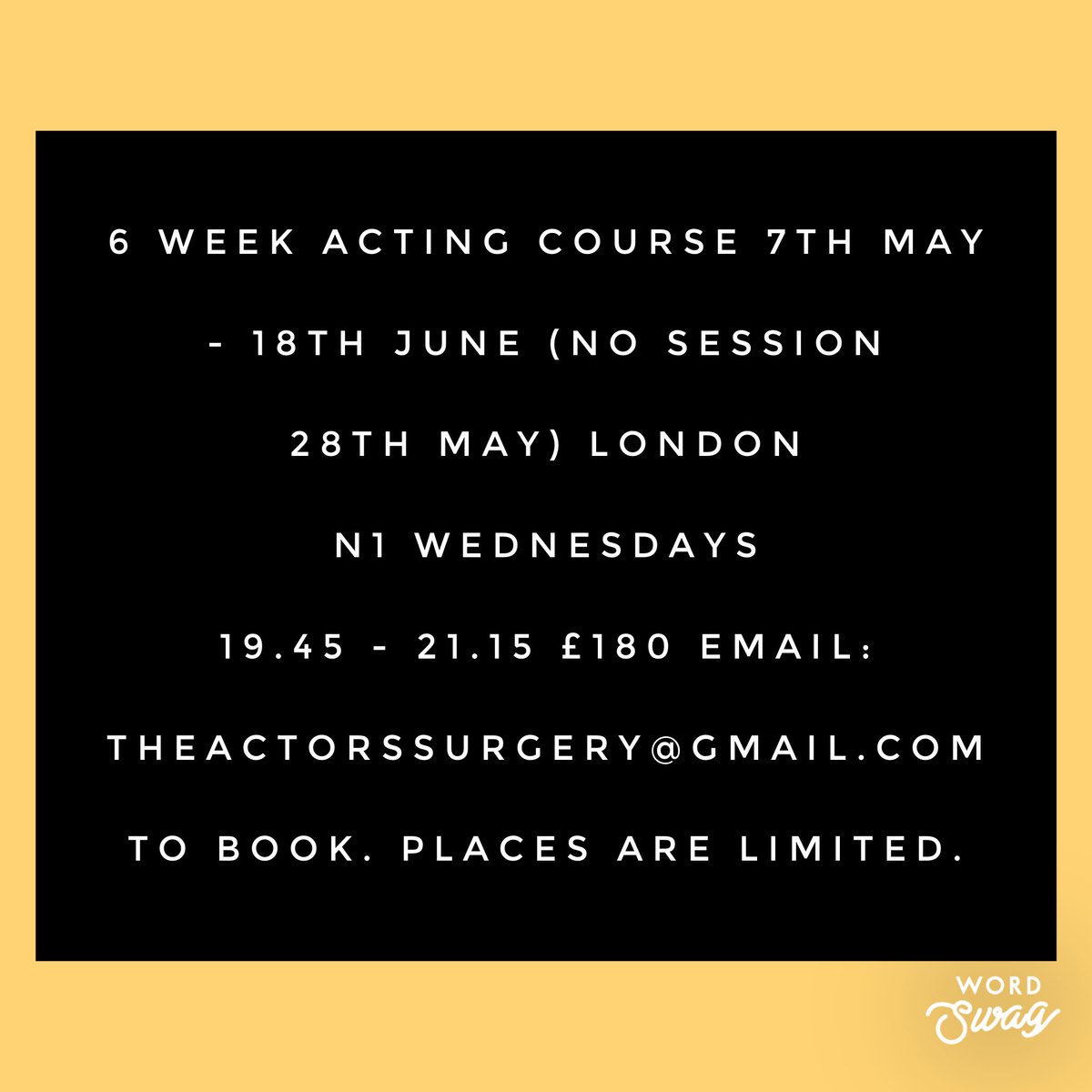 The Actors' Surgery tweet media