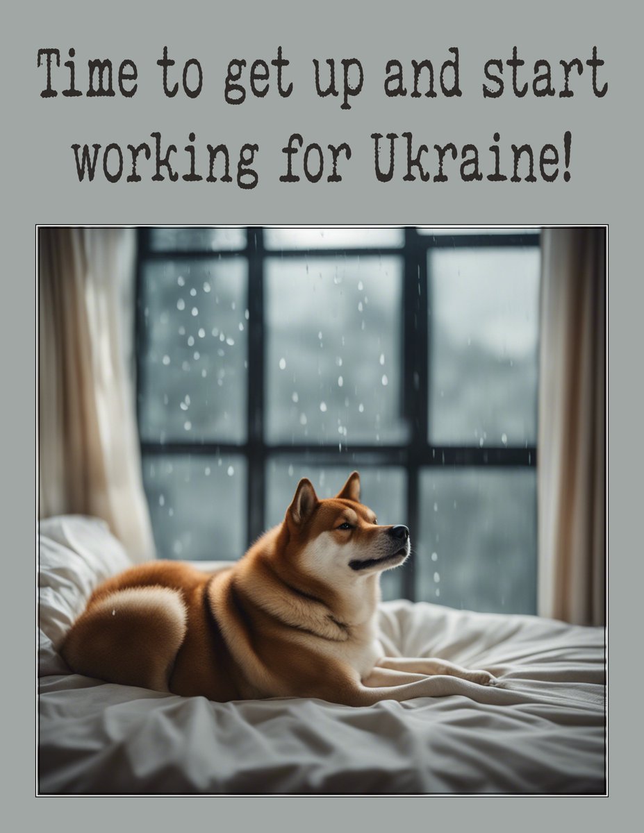 Mike Watman (@michaelwatman) on Twitter photo Showery weather predicted for most of this week, but it won't dampen our spirit! Work to help Ukraine! Fight to resist tyranny!
#NAFO #OldCurmudgeons #SteppeWolves Showery weather predicted for most of this week, but it won't dampen our spirit! Work to help Ukraine! Fight to resist tyranny!
#NAFO #OldCurmudgeons #SteppeWolves