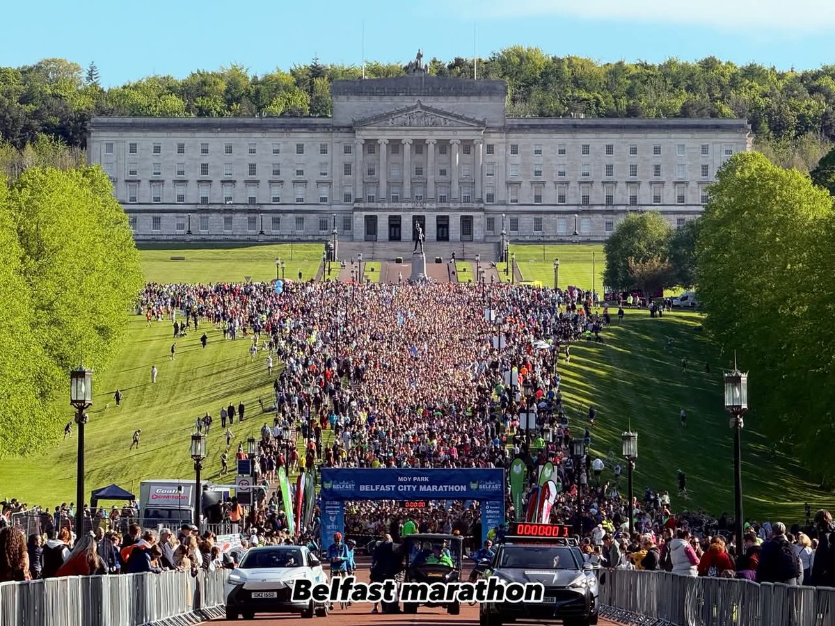 All the best to the many 1000s taking part in the Belfast Marathon and in the Relay today. 

I'm in awe of you all! 
Many raising money for charity - the marathon is a huge fundraiser for so many fantastic charities doing such valuable work.

Thank you to all who have trained