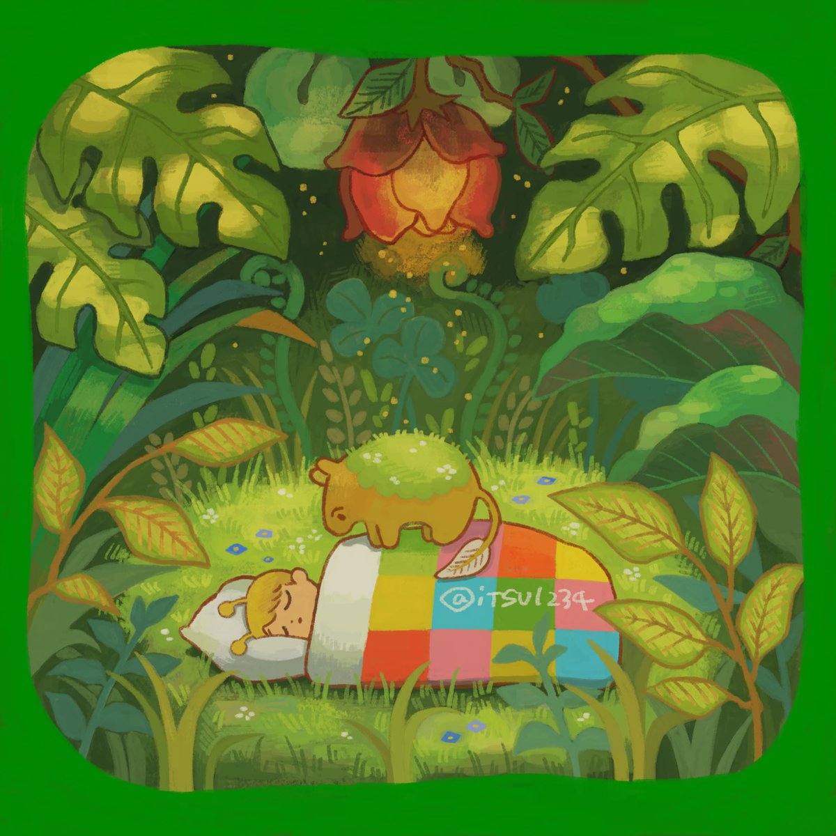 #みどりの日なので緑色の画像を貼る
🌿🌿🌿