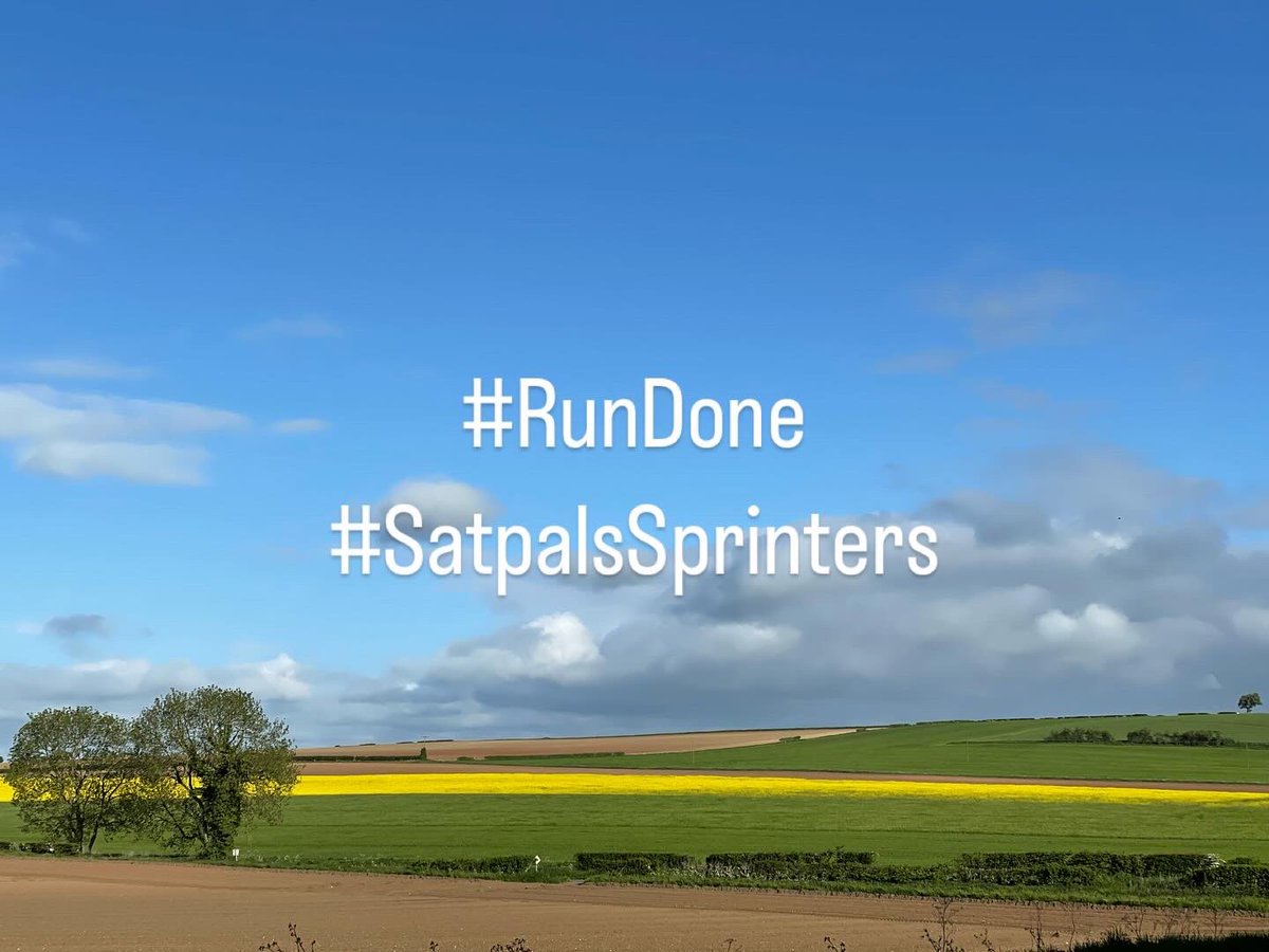 Got up early, ice cubes in the wind this morning 🥶 
Had an adventure which included getting temporarily lost 🙄 worked our best way home. 
Good day at the running office. 
Run. Done. #SatpalsSprinters #RunDone #BeKind #TrustTheProcess