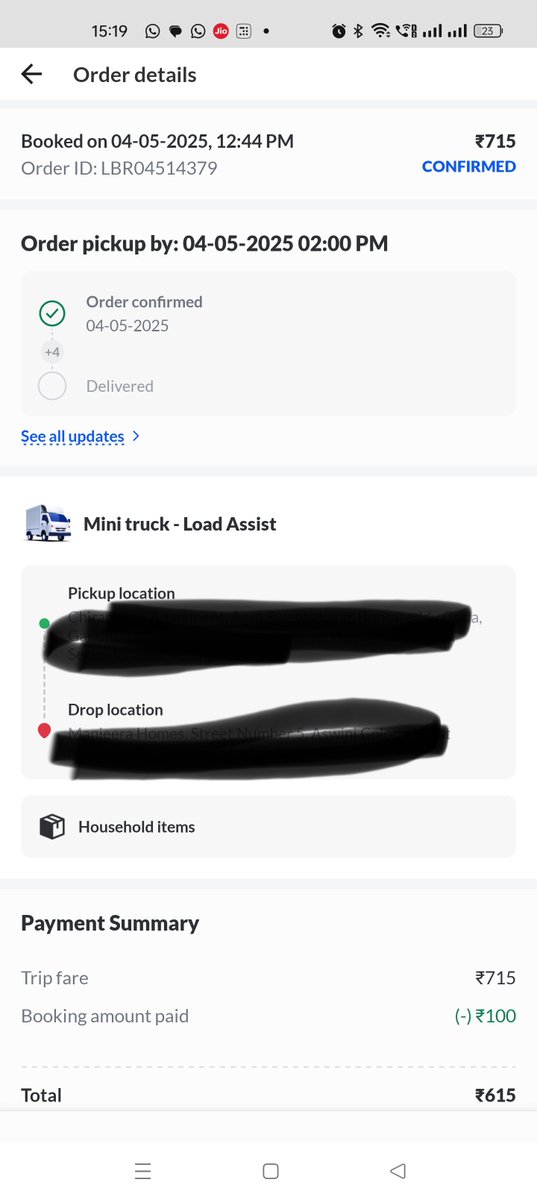 SipAbhi's tweet photo. This is service of the Porter that I booked in porter today at 12:44pm of 2:00pm slot but right now 3:20pm not assigned to parter

I think Porter services are deteriorating. https://t.co/LCSrXHOLYy
