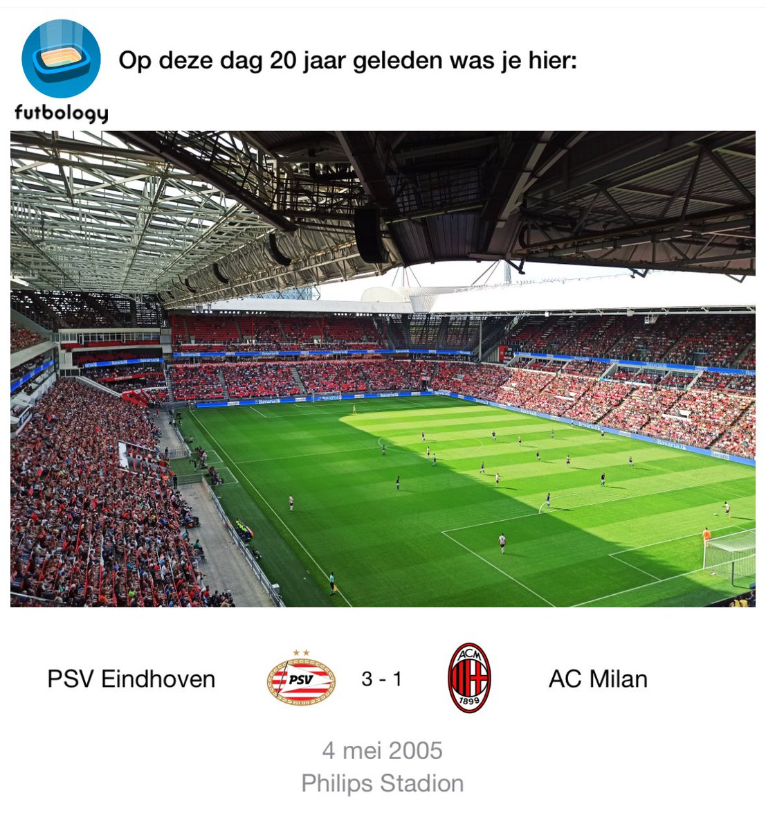 patbeekmans's tweet photo. Wat waren we dicht bij de finale in Istanbul… #PSVACM https://t.co/1oc3giSdLR