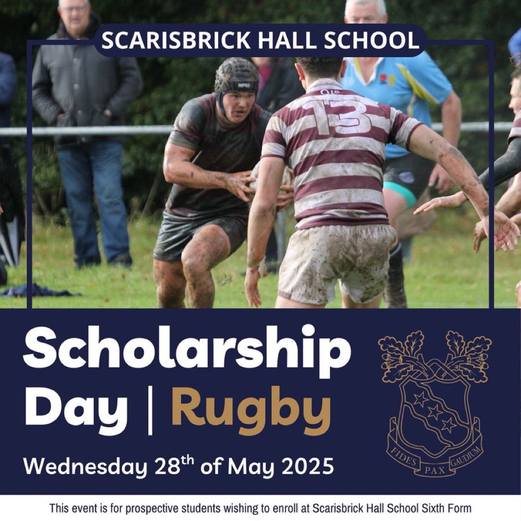 Scarisbrick Hall School - Rugby (@rugbyshs) on Twitter photo All the best to the U16 teams of <a href="/LSH_Rugby/">Liverpool St Helens</a> & <a href="/WarringtonRUFC/">Warrington Rugby Union</a> today who play in the U16 Lancashire Cup FinalπΉππ
We would also like to invite you to our Rugby Scholarship morning so you can explore our Academic and Rugby pathways ππ
bit.ly/SHS-RugbyScholβ¦ All the best to the U16 teams of <a href="/LSH_Rugby/">Liverpool St Helens</a> & <a href="/WarringtonRUFC/">Warrington Rugby Union</a> today who play in the U16 Lancashire Cup FinalπΉππ
We would also like to invite you to our Rugby Scholarship morning so you can explore our Academic and Rugby pathways ππ
bit.ly/SHS-RugbyScholβ¦