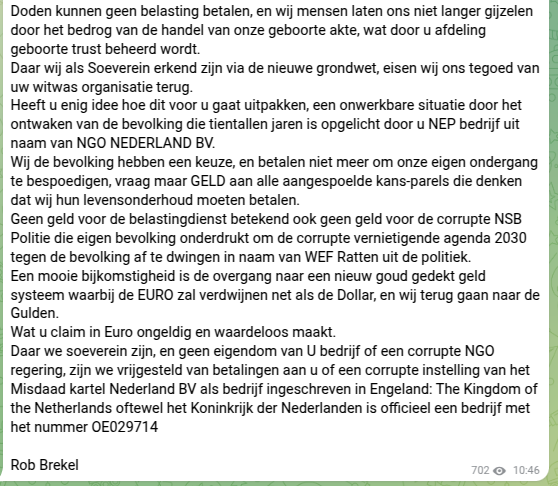gdisselkoen's tweet image. Wappiehumor.
Rob gaat het faillissement van de belastingdienst bespoedigen. Hij gaat beslag leggen op hun bankrekening.

Ik wens Rob heel veel succes.