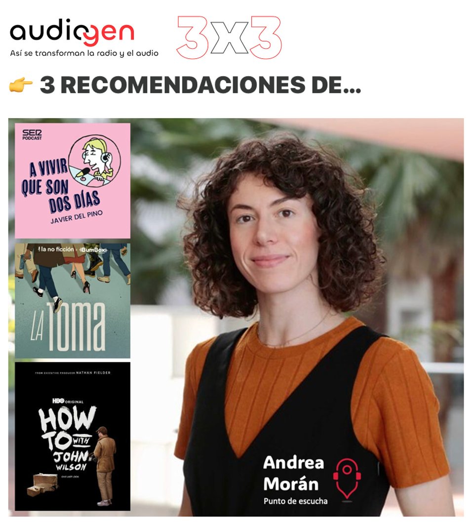 Luis Miguel Pedrero (@luismipedrero) on Twitter photo «En medio del caos, la #radio se convirtió en refugio», razona <a href="/jorgeheili/">Jorge Heili</a> en la apertura de #AudioGen, que esta semana analiza la plataforma china #Ximalaya y las claves de expansión de #audiolibros, y ofrece recomendaciones sonoras de <a href="/_andrea_moran/">Andrea Morán</a>
🔗 bit.ly/AudioGen102 «En medio del caos, la #radio se convirtió en refugio», razona <a href="/jorgeheili/">Jorge Heili</a> en la apertura de #AudioGen, que esta semana analiza la plataforma china #Ximalaya y las claves de expansión de #audiolibros, y ofrece recomendaciones sonoras de <a href="/_andrea_moran/">Andrea Morán</a>
🔗 bit.ly/AudioGen102