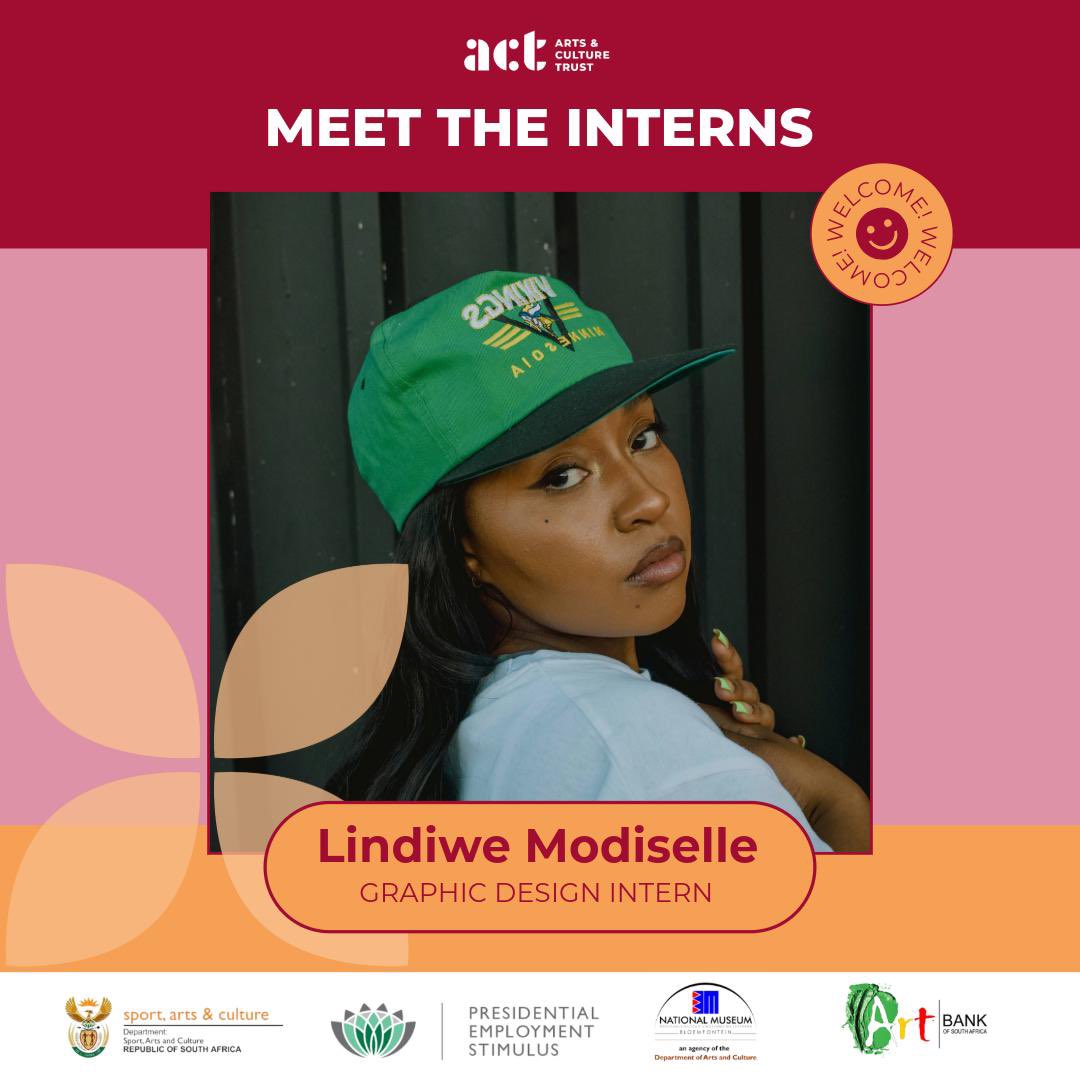 actorgza's tweet image. Welcome Lindiwe! 📣

We are delighted to introduce our graphic design intern to the ACT team, Lindiwe Modiselle! 

Lindi is a highly skilled Art Director and Graphic Designer who holds a BA in creative brand communications. 

#actstrat #actsatalent #InArtsWeTrust