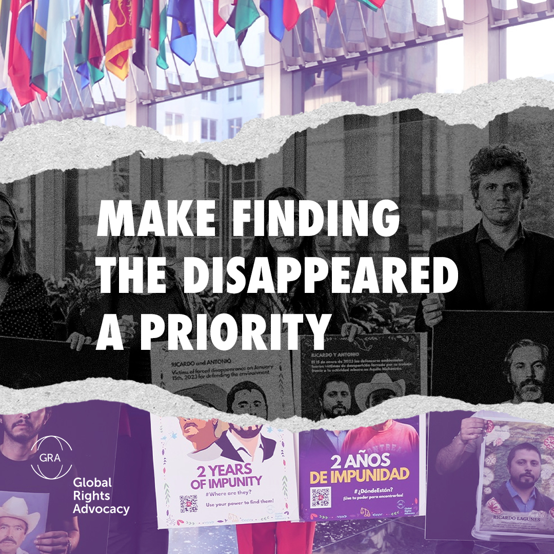 México is in the midst of a humanitarian crisis of enforced disappearances. Presidenta <a href="/Claudiashein/">Claudia Sheinbaum Pardo</a>  must make finding the disappeared a priority, and work with other countries in a position to help. Mexico has laws, public policies, and institutions supposedly created to answer