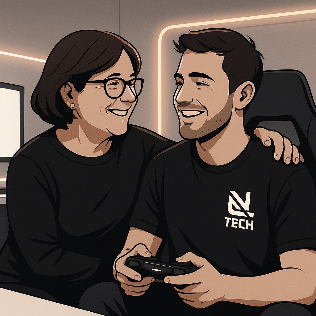 La jugadora número uno.
La que te dio la primera vida.
La que siempre tiene tu respawn listo cuando caes.

#DíaDeLaMadre #NLTECH #TecnologíaConCorazón #MadresQueInspiran #FelizDíaMamá