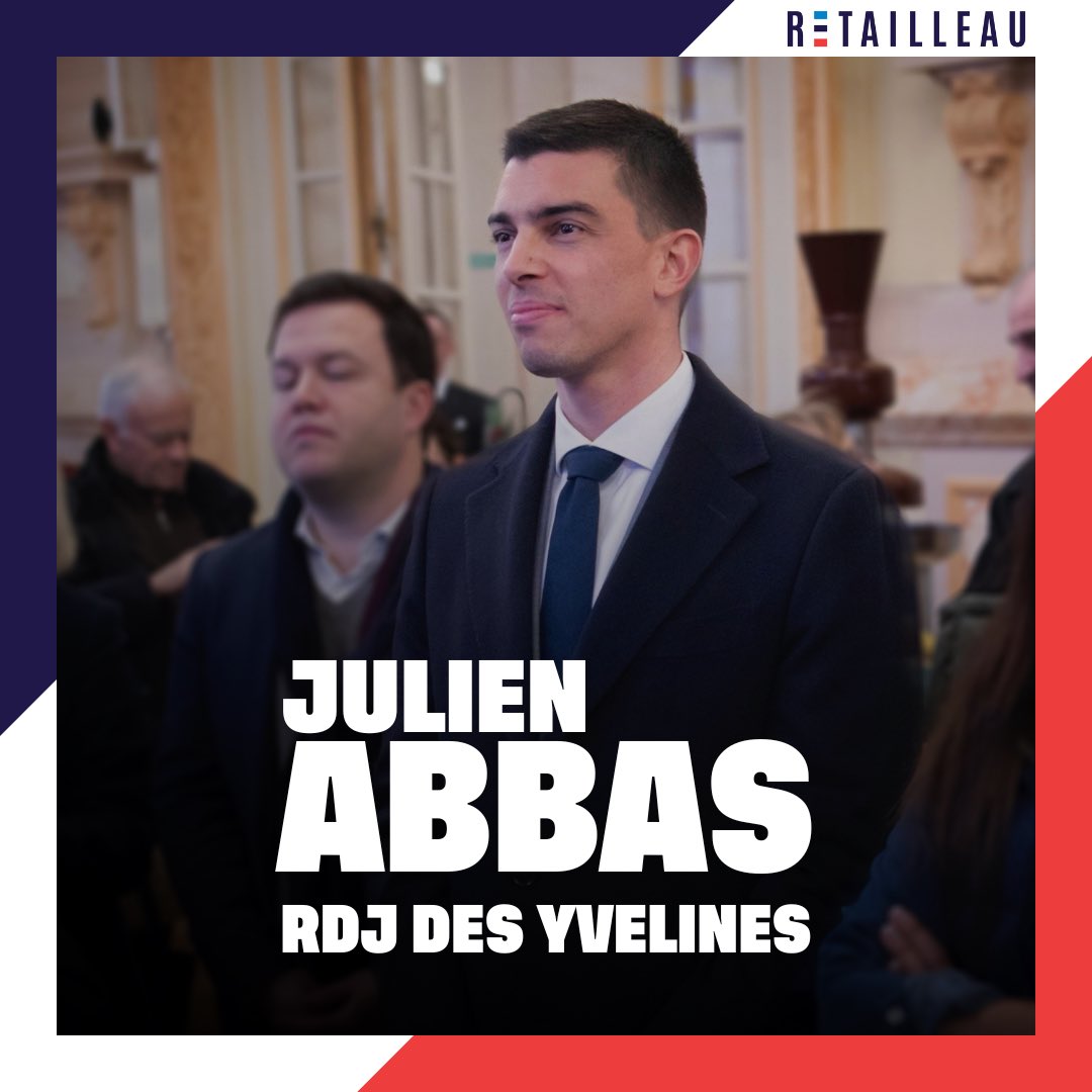 LesJeunesBR's tweet photo. Les jeunes sont avec @BrunoRetailleau ! 

« Guidé par sa sincérité et ses convictions, Bruno Retailleau est le chef qu’il faut à notre famille politique. Je suis fier de m’engager pour lui. » 

Merci @JulienAbbas, RDJ des Yvelines d’être #AvecRetailleau ! 🔥 https://t.co/jyPy83cXFh