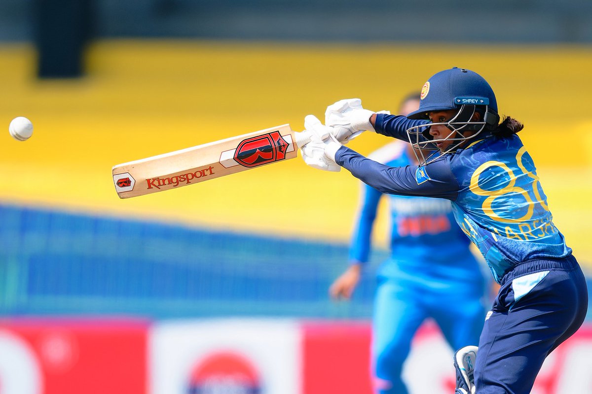 RevSportzGlobal's tweet image. 🚨 Update 🚨 

After 26.1 overs, SL 121/3

Harshita hits a fifty and gone!

#SLvIND 📷 SLC