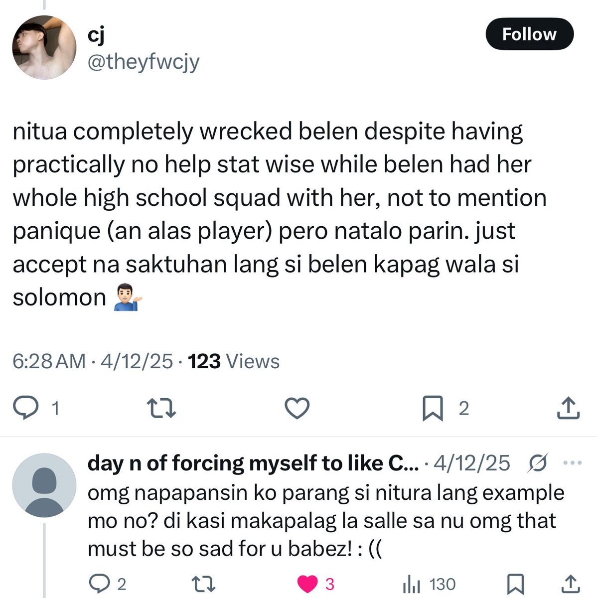 vellablues's tweet photo. “And yet 👼’s living in her head rent-free”

nagkaroon ng leeway kaya mas bumoboses ang baklang pugita. 

meanwhile, si Bella na walang ginagawa sakanya: 💀

panget mo @theyfwcjy https://t.co/MHC0hm40r4