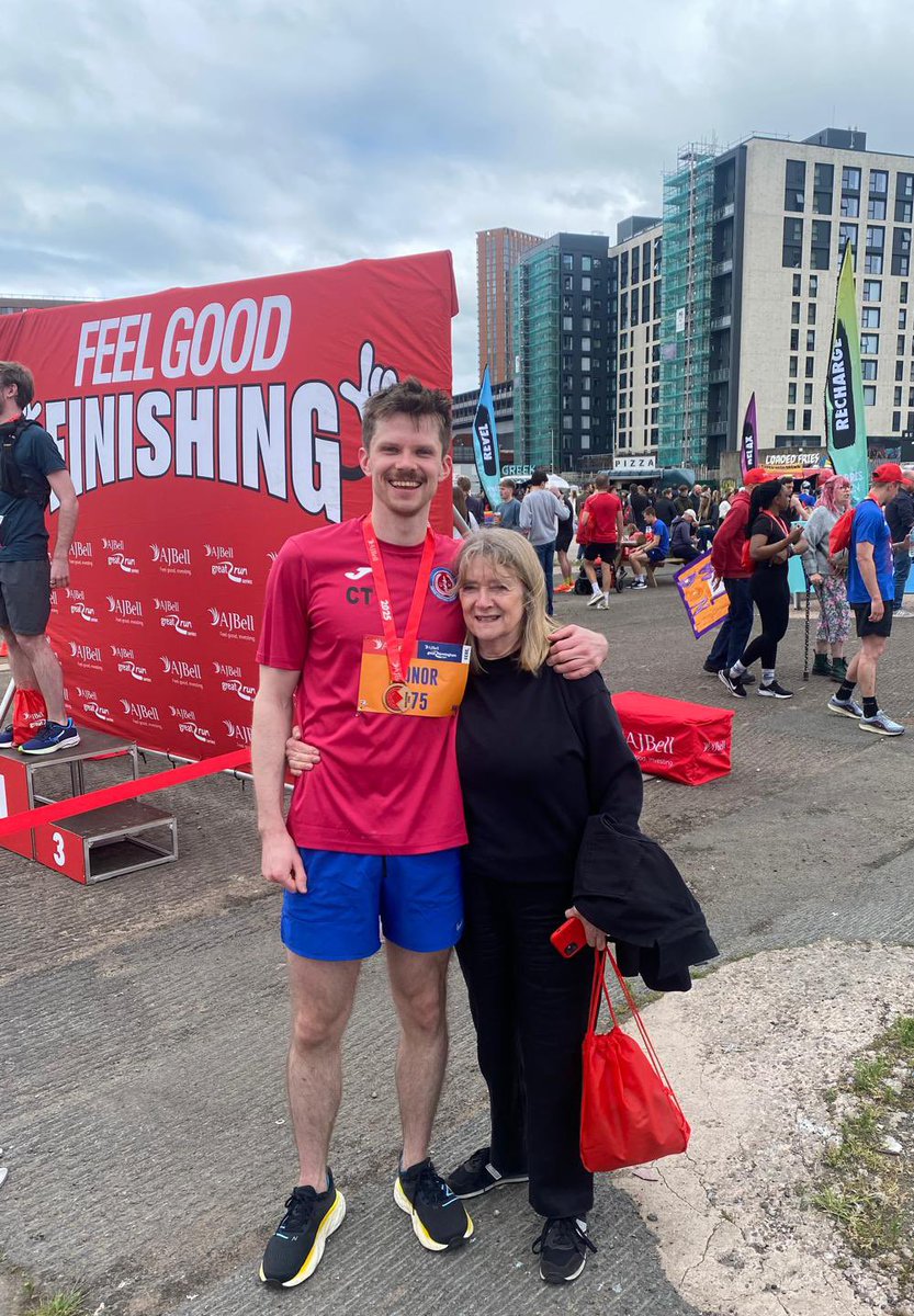 Great way to finish up my time in Birmingham! 1:39 - chuffed with that! #BirminghamHalf