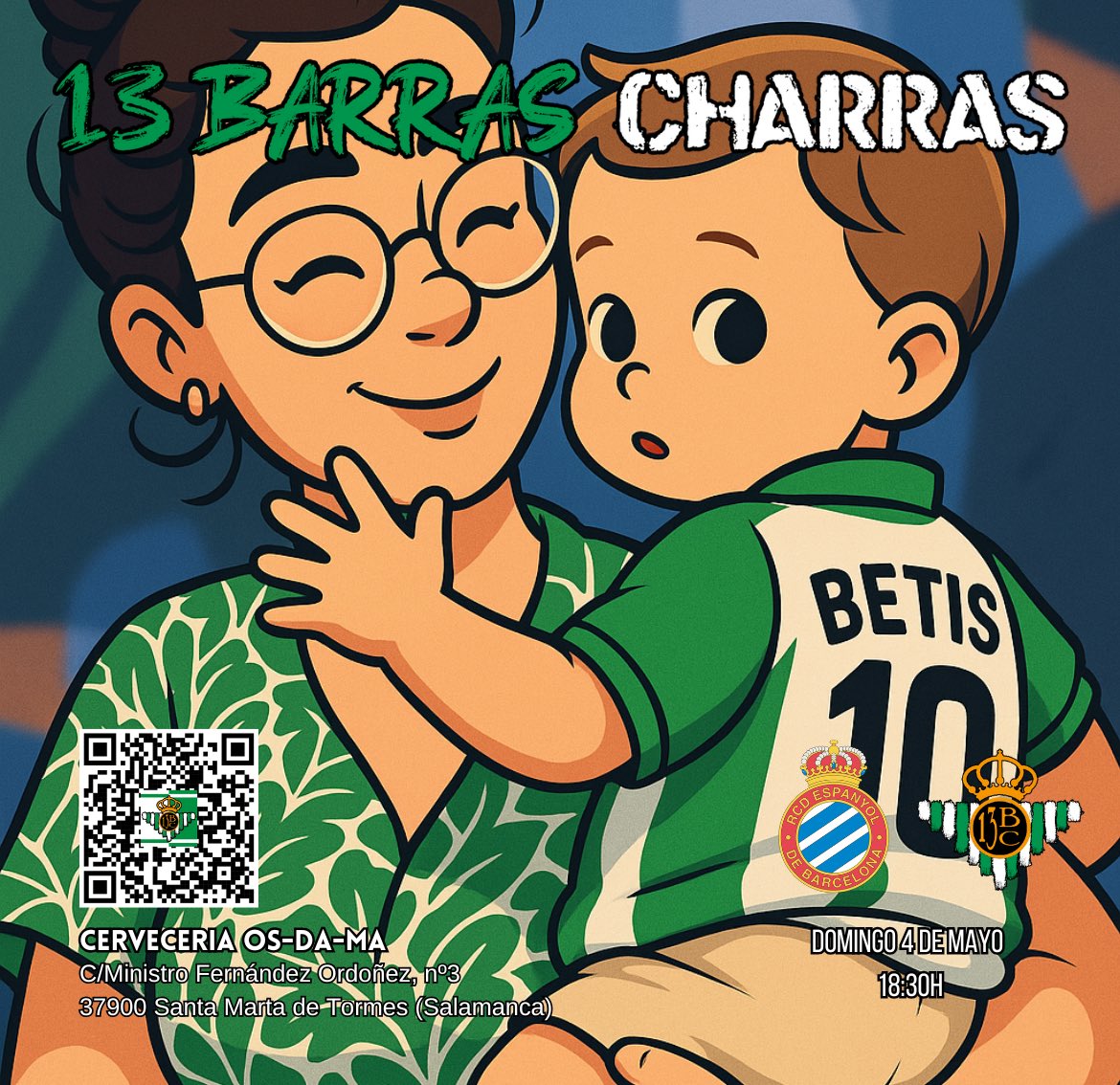 13barrascharras (@13barrascharras) on Twitter photo DE MADRES A HIJAS, DE ABUELAS A NIETAS💚
¡¡ FELIZ DÍA DE LA MADRE !!
<a href="/RCDEspanyol/">RCD Espanyol de Barcelona</a>
<a href="/RealBetis/">Real Betis Balompié 🌴💚</a>
#díadebetis
#betis
#realbetis
#realbetisbalompie
#rbb
#13bc
#13barrascharras
#ontour13bc
#salamanca DE MADRES A HIJAS, DE ABUELAS A NIETAS💚
¡¡ FELIZ DÍA DE LA MADRE !!
<a href="/RCDEspanyol/">RCD Espanyol de Barcelona</a>
<a href="/RealBetis/">Real Betis Balompié 🌴💚</a>
#díadebetis
#betis
#realbetis
#realbetisbalompie
#rbb
#13bc
#13barrascharras
#ontour13bc
#salamanca