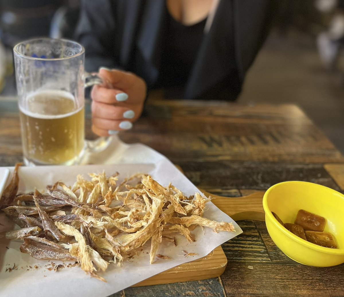 연휴에 맥주 한잔..