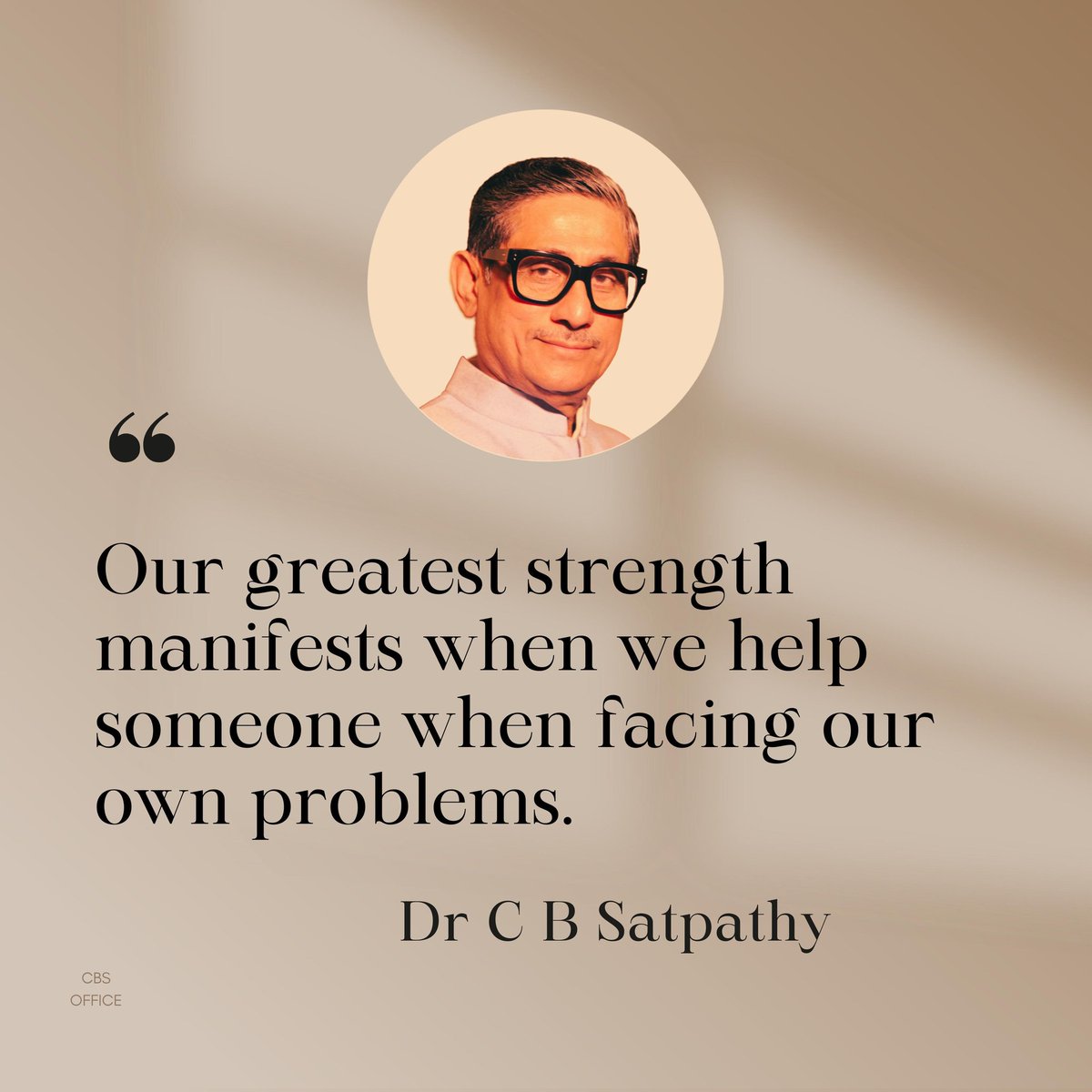 TheOfficeofCBS's tweet photo. #quoteoftheday #quotesdaily #SelfImprovement #InnerEngineering #cbsatpathy https://t.co/inFg5veBA9