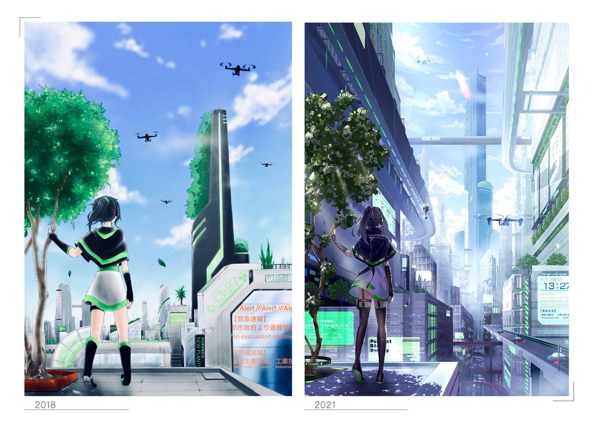 75Re_186207's tweet image. #成長してたらRT見た人もやる 
#ビフォーアフター   
#b3d 

3Dを身に着けたらやりたかったこと

　 2018　▶︎　2021　▶︎　2025