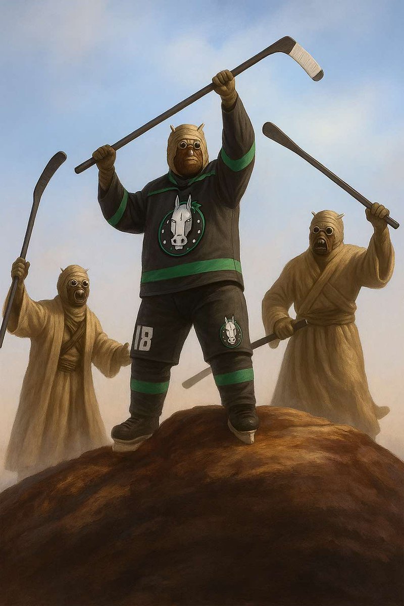 Preston and the Tusken Raiders make the journey to the coast on Star Wars Day!

🚨 GAME DAY

📍 GRIMSBY ICE RINK

🕓 4:30PM

🎟️ FREE

🆚 Grimsby Trawlers

UP THE OSS'
🐴💚🖤