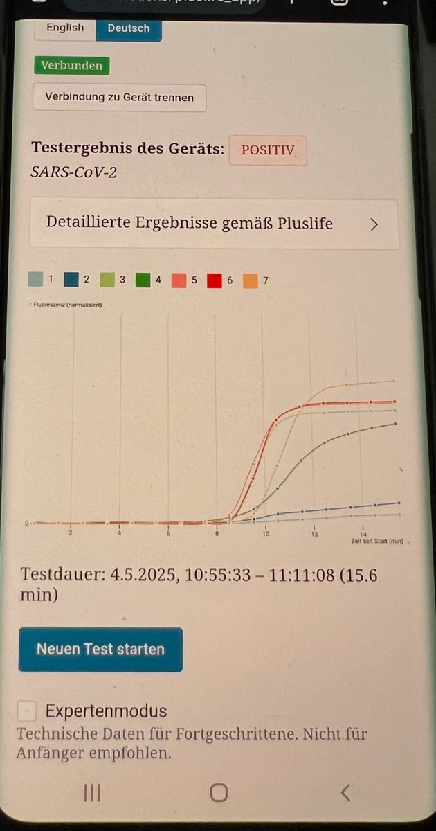 Leider aus aktuellem Anlass: Schnelltest vs. Pluslife Test. Beide gleichgut abgestrichen