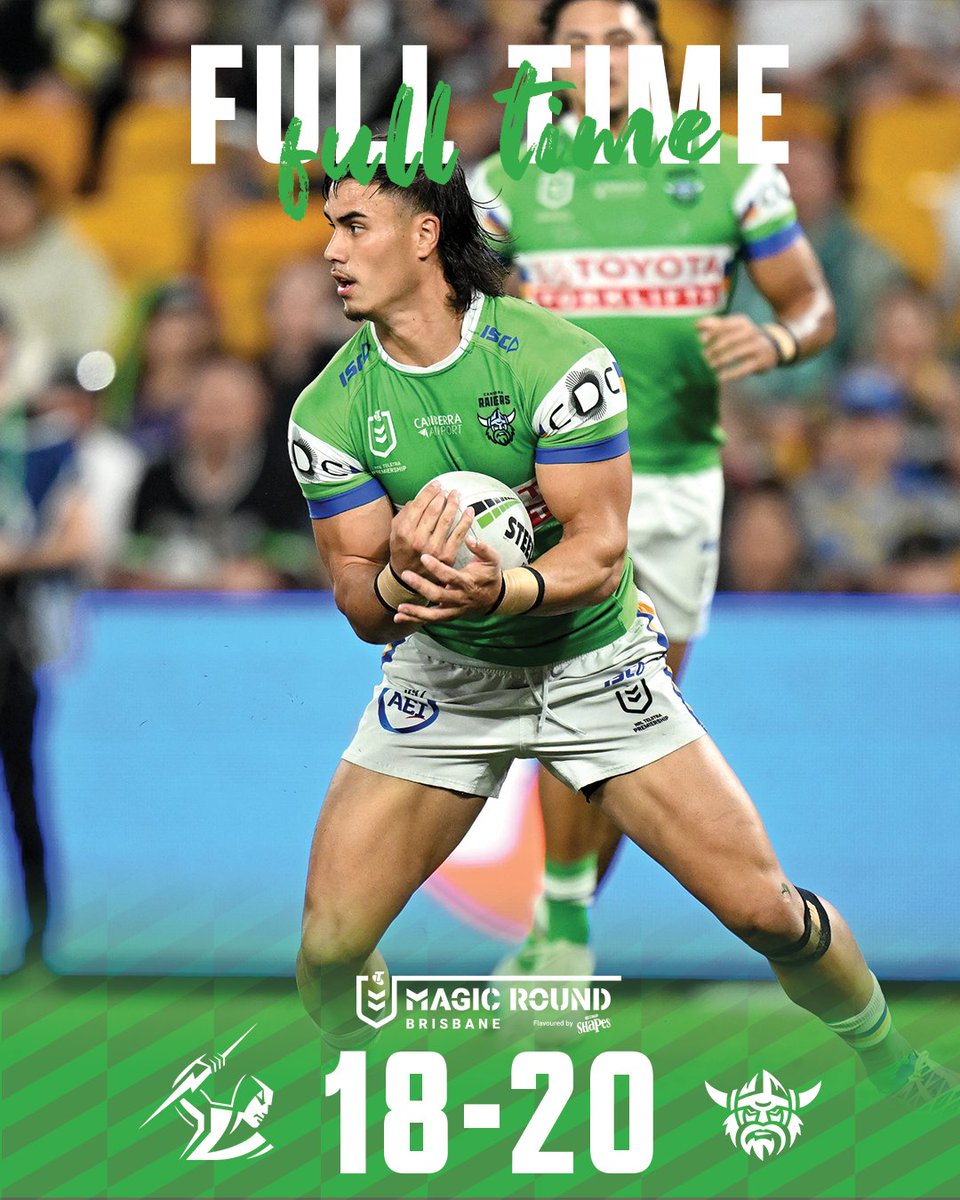 RaidersCanberra's tweet image. For our next trick we'll take the two points! 🪄

#WeAreRaiders